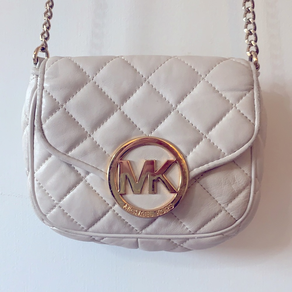 M KORS Fulton quilted crossbody